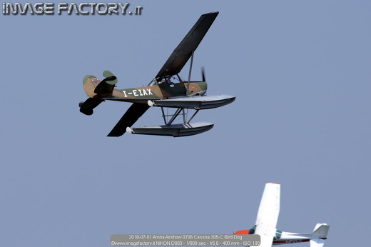 2018-07-01 Arona Airshow 0706 Cessna 305-C Bird Dog